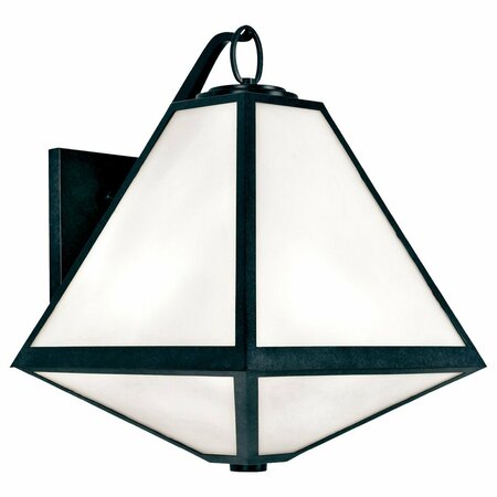 CRYSTORAMA The Glacier Collection By Brian Patrick Flynn 3-Light Black Charcoal Outdoor Wal GLA-9702-OP-BC